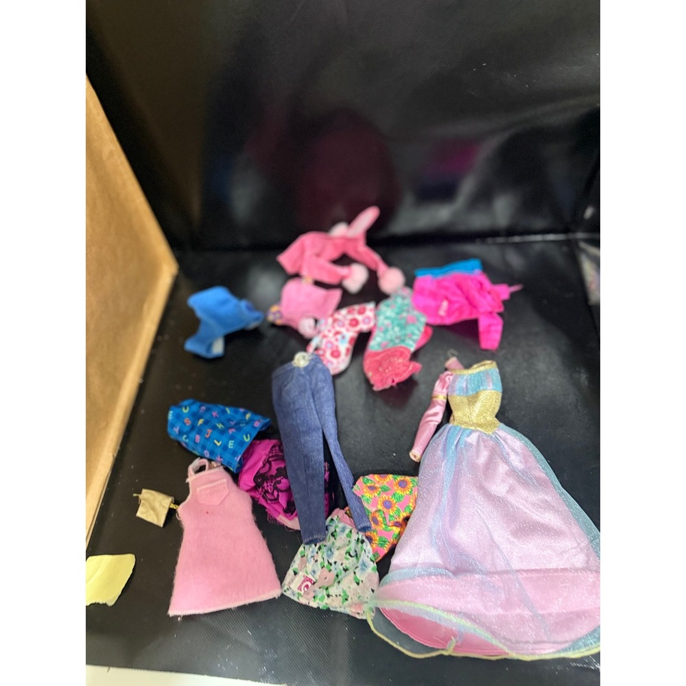 Barbie Doll Clothes Lot Assorted Pink Tag Outfitsβ Dresses Tops